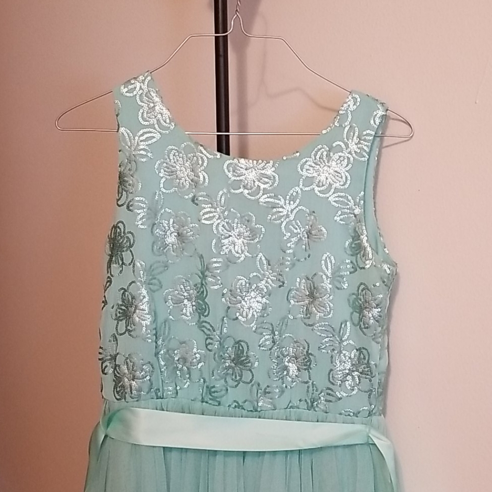 Teal dress
